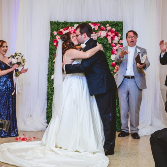 Bling Wedding Dress Ivory - Picture 2 of 3